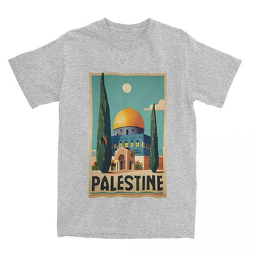 Palestine Jerusalem T-Shirt in black